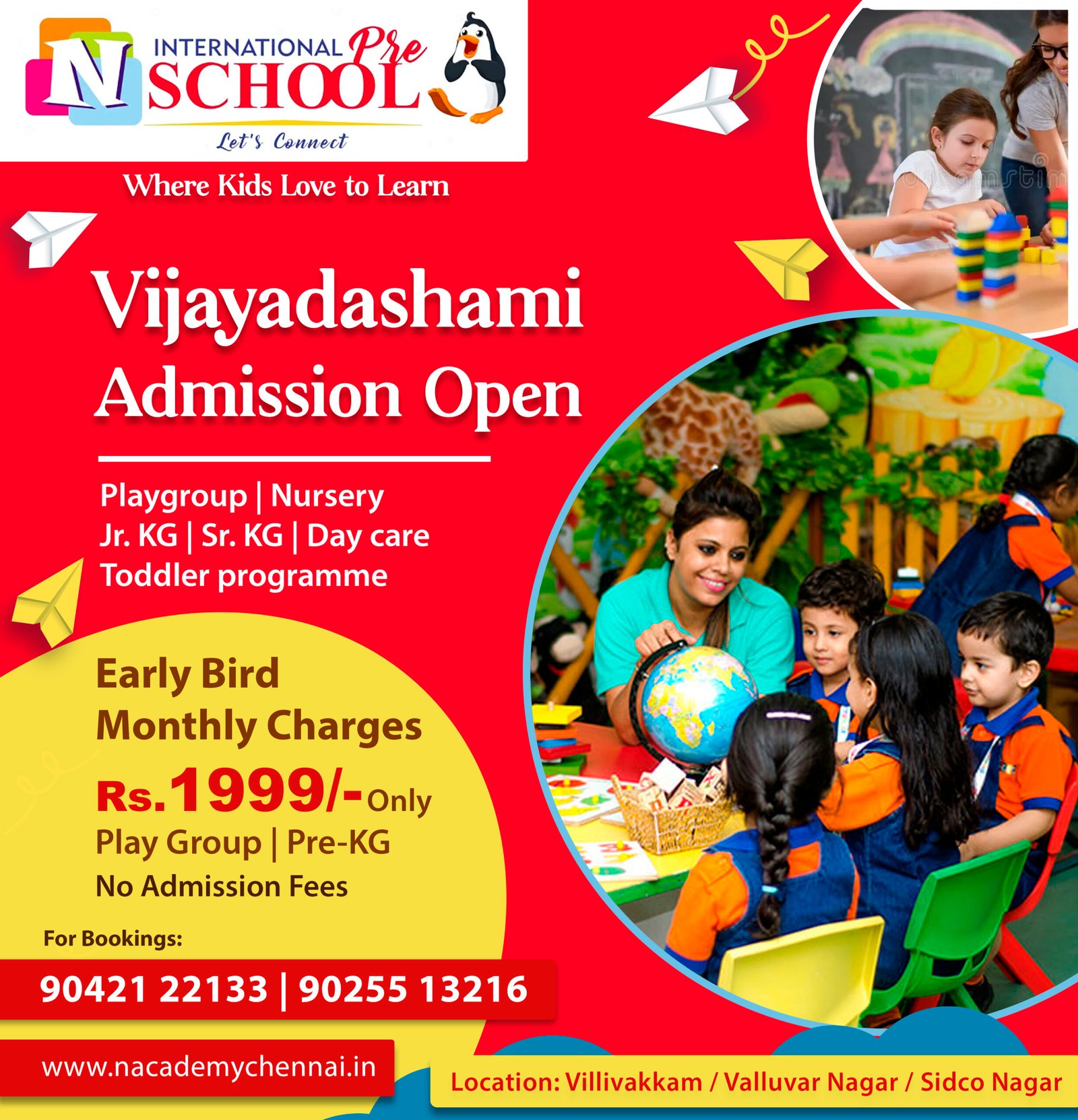 Pre School In Villivakkam